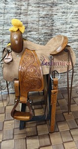 Ensemble de selle de cheval en cuir occidental de qualité supérieure en gros indien de haute qualité Barrel Rough Tack pour l'équitation Vente à chaud - Product Image 5