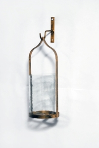 Meilleure vente grand support en verre de fer fait à la main Style Vintage bougeoir en métal candélabre personnalisable lanternes décoratives pour la maison - Product Image 4