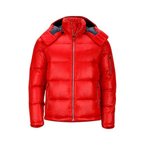 เสื้อแจ็คเก็ตบุใยโพลีเอสเตอร์ 100% แบบมีฮู้ดสำหรับฤดูหนาว ออกแบบตามสั่ง ขายส่ง คุณภาพสูงสุด สำหรับผู้ชาย - Product Image 1