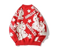 Pull d'hiver en tricot pour homme de haute qualité, respirant, à manches longues, avec logo sur le devant, 100% coton, personnalisable