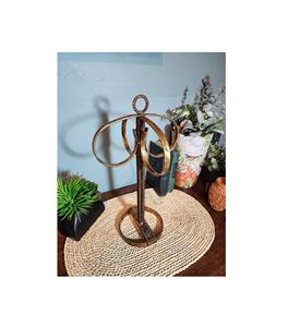 Porte-serviettes en laiton rustique adapté au décor de ferme, améliorant la chaleur des intérieurs de salle de bain avec un attrait classique toujours - Product Image 4