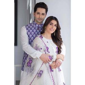 <b>Chiffon</b> Embroidered Bling Kalidaar and Dupatta Set for Daily Wear - Product Image 5