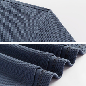 2022เสื้อยืดโปโลแขนยาวสำหรับผู้ชายเสื้อลายมิ้นท์สีทึบป้องกันริ้วรอย - Product Image 5