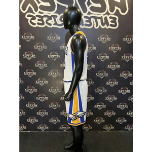 Conjunto de Uniforme de Baloncesto Personalizado, Transpirable, Talla Grande, Diseño Impreso por Sublimación, Reversible, para Hombre y Mujer - Product Image 4