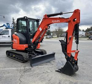 รถขุดขนาดเล็ก Kubota U35-4 รุ่นใหม่ พร้อมบุ้งกี๋และกราปเปอร์ สำหรับงานก่อสร้างในฟาร์ม - Product Image 6