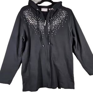 Sudadera Casual para Hombre con Pedrería, Otoño, 100% Algodón, Forro Polar Ecológico, Antiarrugas, Manga Larga, con Bolsillo, Calidad Premium - Product Image 1