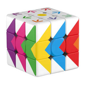 Juguete Educativo DIY, Mini Cubo de Velocidad 3x3, Estilo Flechas, Cubo de Rubik para Practicar Velocidad y Aprender - Product Image 2