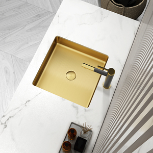 Armoire de salle de bain en marbre de style européen Ensemble de vanité de 48 pouces avec comptoir vanité suspendue double évier - Product Image 3