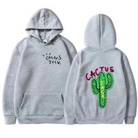 Luxe Cactus Jack Hip Hop pull imprimé musique cadeau à capuche pour garçons filles décontracté confortable coupe ample coton brodé