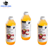 Biologische 100% pure hoogwaardige bulk appelazijn EU-standaard Halal & HACCP gecertificeerd Nutrifarm 1000ml rechtstreeks uit Indonesië