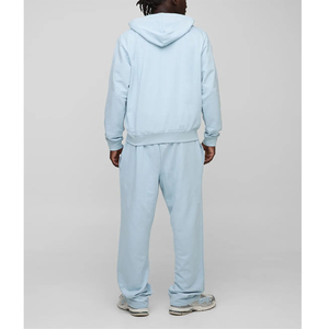 100% algodón 465 GSM chándal de peso pesado para hombres por encargo liso en blanco pantalones de chándal y Sudadera con capucha hombre conjunto de 2 piezas - Product Image 5