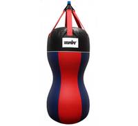 Sac de frappe jumbo en cuir PU pour la boxe, 4 pieds, suspension sécurisée, sac d'entraînement au meilleur prix