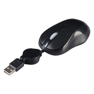 * Presa * Mini Mouse retrattile per PC portatile ideale per i viaggi e in movimento colore assortito rosso grigio nero- - Product Image 3