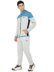 Chándal de diseño de logotipo personalizado OEM para hombre, ropa deportiva informal de algodón con cuello con capucha, peso pesado - Product Image 6