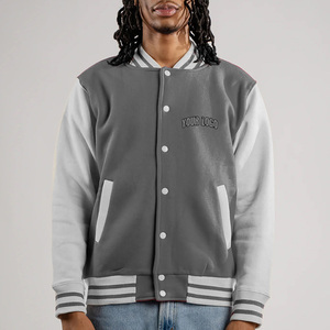 Manufacturer Varsity Wholesale High Quality Letterman <b>Jacket</b> Men Custom Vintage Streetwear <b>Winter</b> Blank Varsities Button <b>Jacket</b> - Product Image 4