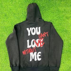 Top Trending Men's 100% Cotton Winter Hoodies con Puff Printed Design para ropa casual-Alta calidad - Product Image 2