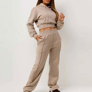 Top Corto Informal con Capucha para Mujer, Estilo Deportivo, 100% Algodón, Superventas de Invierno - Product Image 2