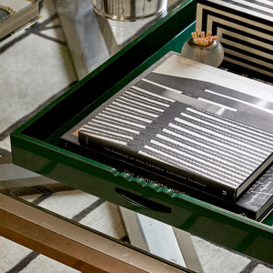 Bandeja de servicio de lujo Bandeja de laca ondulada Bandeja de servicio de comida de lujo personalizada de Artex Thien Thanh - Product Image 3