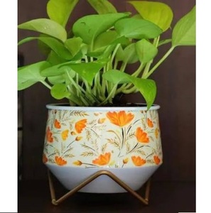 Jardinières en métal pour la décoration de jardin ou de maison, qualité supérieure, finition émaillée, jardinière en métal pour fleurs à prix abordable - Product Image 5