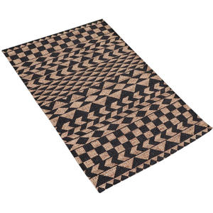 Alfombra Tejida a Mano de Yute Geométrica, Lavable, Ecológica, Multicolor, para Decoración de Bodas, Eventos, Pasillos - Product Image 5