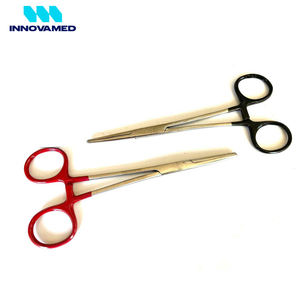 Pinzas Hemostáticas Innovamed 5.5 de Acero Inoxidable, Rectas y Curvas, con Bloqueo, Pinza Quirúrgica Reutilizable, Instrumento Manual - Product Image 4