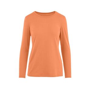 Uniformes médicos personalizados manga larga enfermera Scrub Tops estiramiento cuello redondo Underscrubs uniforme - Product Image 1