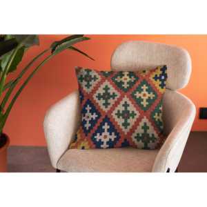 Funda de Cojín Kilim Turco Vintage de Imaco Rugs, 40 cm x 40 cm, 0.0 g, para Asientos y Almohadas - Product Image 6