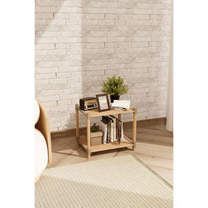 ชั้นวางของไม้ FIX-2015-2 อเนกประสงค์ 2 ชั้น สไตล์สแกนดิเนเวียน ทันสมัย ทนทานต่อสภาพอากาศ สีเบย์ ผลิตจากไม้คุณภาพสูง - Product Image 2