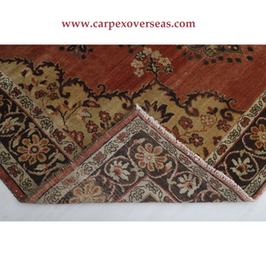 High Quality Natural Orange Cotton Woven Area <b>Rug</b> Luxury Style Pet Friendly Cushioned for Home Hotels Hallways Prayer Room Door - Product Image 2