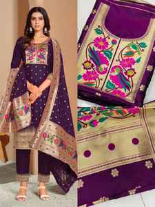 Nuevo vestido Georgette suave para mujer Dhwaja Export elegante traje Salwar Kameez con monederos cómodos India y Pakistán sin costuras - Product Image 3