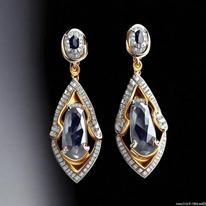 18K gol ชุบ925สวยสีทึบเงินชุดตัวเรือนเครื่องประดับต่างหูสำหรับผู้หญิง - Product Image 6