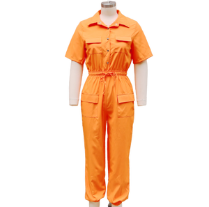 Premium Quality Manufactory Design Women Medical Scrub Uniform Sets Fashion Women Cargo Scrubs Custom Logo - Product Image 4