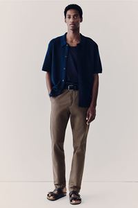 กางเกงชิโนผ้าฝ้าย100% สำหรับผู้ชายกางเกงแฟชั่นปรับแต่งได้ - Product Image 6