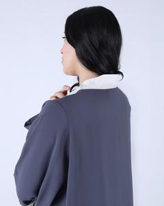 Vestido Abaya Musulmán Modesto de Manga Larga Hecho a Medida, Verano, Transpirable, Poliéster/Algodón, Largo hasta el Tobillo, Bordado, Venta al por Mayor para Mujer - Product Image 4