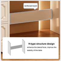 Coiffeuse Moderne en Bois Avec Miroir Led avec Tiroirs 3 Luminosité Réglable Coiffeuse Blanche avec Tabouret pour Chambre à Coucher