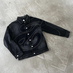 Pantalones vaqueros de alta calidad 2 piezas Jean Denim Set Hombres - Product Image 3