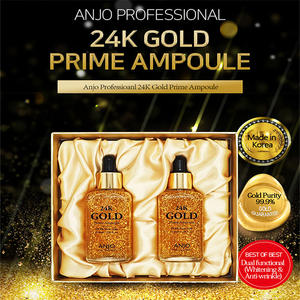 Lot de 2 ampoules Gold Prime 24K (50ml) de soins de la peau coréens végétaliens OEM anti-rides et blanchissants PDRN Ingrédients eau de cologne de beauté parfums - Product Image 2