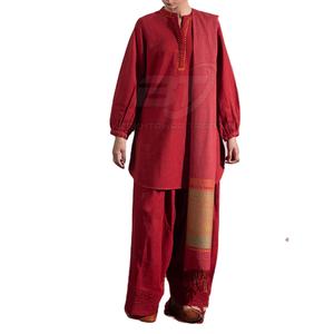 Costume élégant brodé avec dupatta, vente en gros de costumes pakistanais pour femmes en 3 pièces, taille adulte - Product Image 1