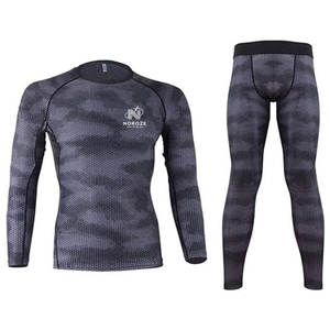 ชุดรัดรูปแขนยาวของผู้ชายชุดรัดรูปชุดลำลองดีไซน์ใหม่ล่าสุด - Product Image 1