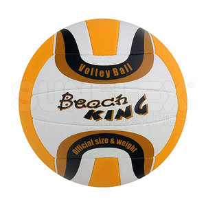 High Quality PU and Leather Solid Color Beach <b>Volleyball</b> Outdoor Entertainment Wholesale <b>Product</b> - Product Image 3