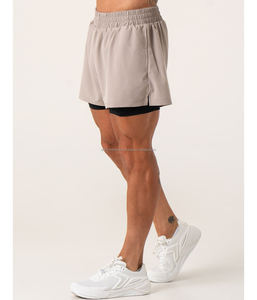 กางเกงขาสั้นแห้งเร็วสองกระเป๋าข้างลึกฤดูร้อนขั้นพื้นฐานผู้ชายขาย Hote สั้นสําหรับฤดูร้อน - Product Image 3