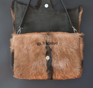 Pochette en cuir de peau de chèvre Tradebyd fait à la main élégant sac à main de soirée concepteur accessoire de mode - Product Image 2