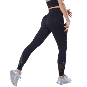 Meilleure vente personnaliser Leggings de gymnastique levage des fesses taille haute pantalons de Yoga d'entraînement sport Fitness femmes Yoga Leggings avec poche - Product Image 5