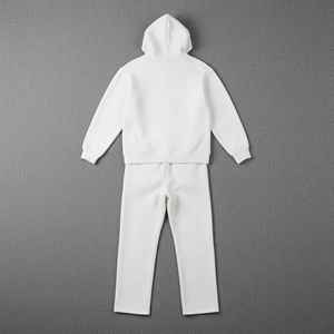 Ensemble survêtement homme hiver de haute qualité OEM, vêtements personnalisés, streetwear, imprimé uni, 100% coton, surdimensionné, ensemble 2 pièces pour homme - Product Image 3