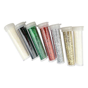 7pcs 14g 1/64 Chunky Biodégradable PLA Glitter 7 Mix Couleurs pour X'mas Craft Activities - Product Image 1