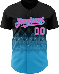 OEM Vente en gros Maillot de baseball personnalisé Sublimation de haute qualité Respirant Durable Nom Nombre Meilleure performance sur le terrain Uniforme - Product Image 2