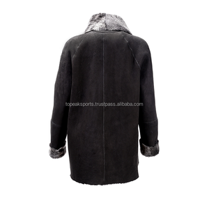 Abrigo de Piel de Oveja Marrón para Mujer, Modelo 2026, Venta Caliente OEM, 100% Alta Calidad, Tallas Grandes, MOQ Bajo, Abrigos de Moda de Invierno - Product Image 4