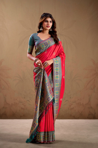 Magnifique collection de sarees en soie Banarasi de style Rajpath Aarchi pour les occasions festives, prix de gros - Product Image 6