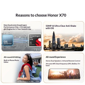 H0N0R/Glory X70 5G Smartphone Qualcomm Octa Core, résistant aux chutes à dix côtés, étanche, batterie 8300 mAh, 50MP AI Ultra clair, 6,8 pouces AMOLED - Product Image 2