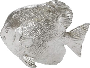 Charmante figurine de poisson en argent pièce maîtresse de table élégante pour la décoration intérieure bureau affichage cadeau pièce maîtresse de salon - Product Image 2